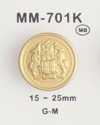 MM701K Bottone in metallo