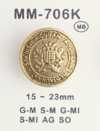 MM706K Bottone In Metallo