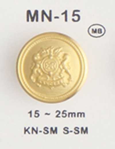 MN15 Bottone in metallo