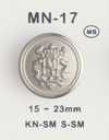 MN17 Bottone in metallo