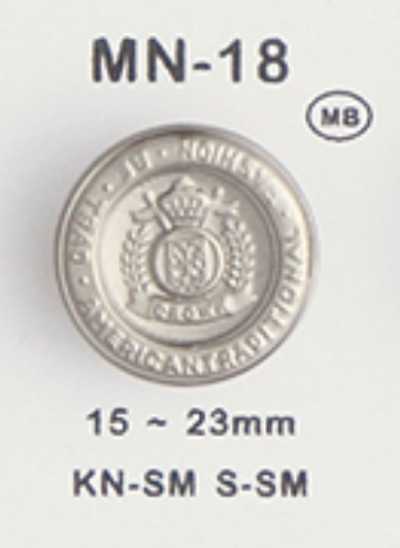 MN18 Bottone in metallo