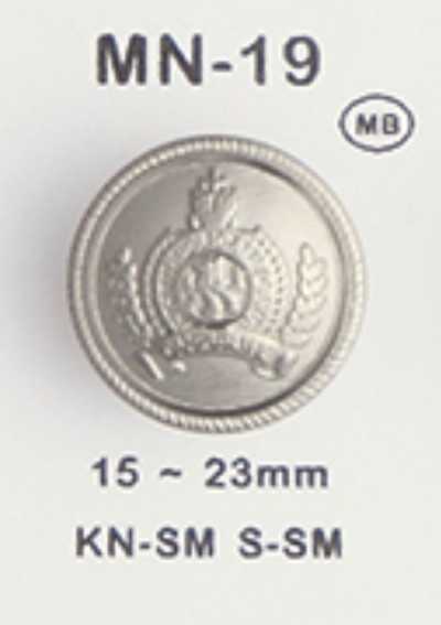 MN19 Bottone in metallo