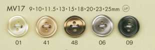 MV17 Bottoni In Poliestere Con Conchiglia DAIYA BUTTONS
