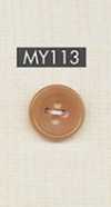 MY113 Bottone semplice ed elegante in poliestere a 4 fori per camicie e bluse