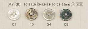 MY130 Bottoni In Poliestere Con Conchiglia DAIYA BUTTONS