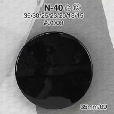 N40 Bottone con gambo a tunnel in resina di nylon