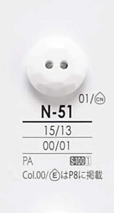 N51 Bottone trasparente e tintabile