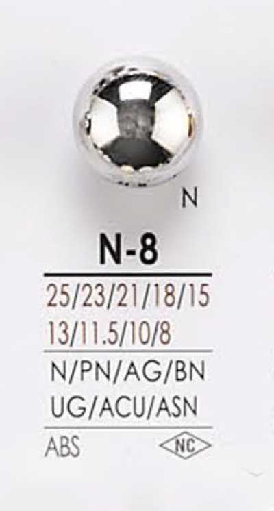 N8 Bottone in metallo