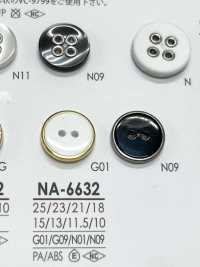 NA6632 Tappo A Due Fori E Bottone Di Chiusura Per La Tintura[Pulsante] IRIS Sottofoto