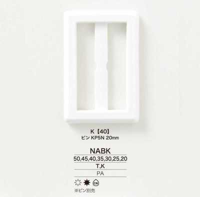 NABK Fibbia in resina di nylon