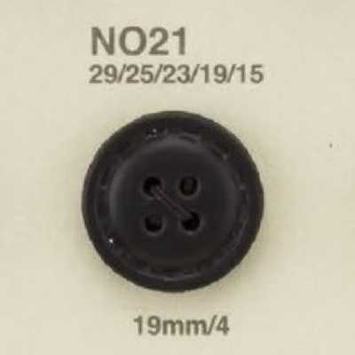 NO21 Bottone in pelle a 4 fori
