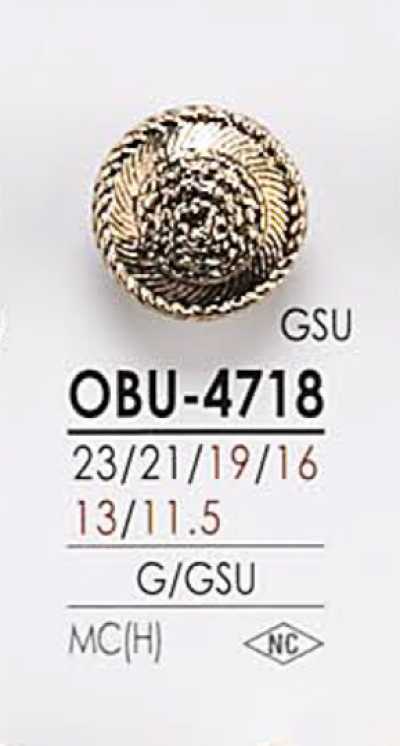 OBU4718 Bottone in metallo
