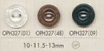 OPH327 Bottone a 2 fori con bordo