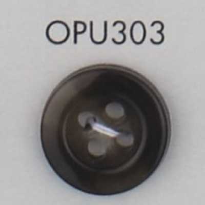 OPU303 Bottone a 4 fori in resina urea
