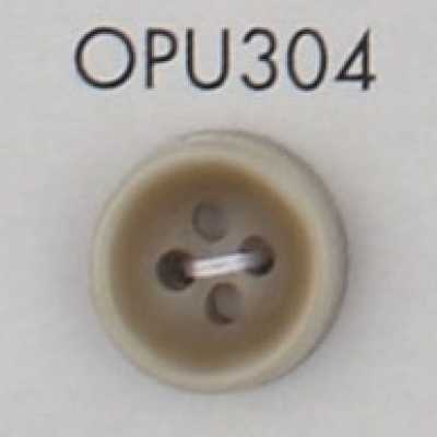 OPU304 Bottone in poliestere elegante e grazioso a 4 fori per camicie e bluse