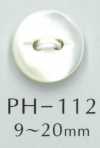 PH112 Bottone A Conchiglia Cat-Eye