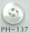 PH137 Bottone A Conchiglia Cava A 4 Fori