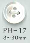 PH17 Bottone A Conchiglia A 4 Fori 17