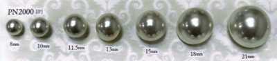 PN2000 Bottone effetto perla, con gambo