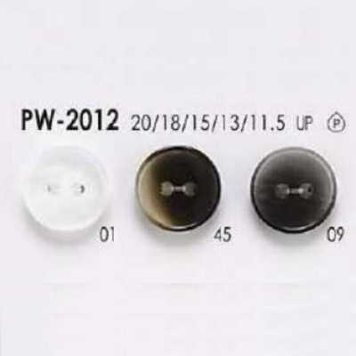 PW2012 Bottone a due fori in resina poliestere