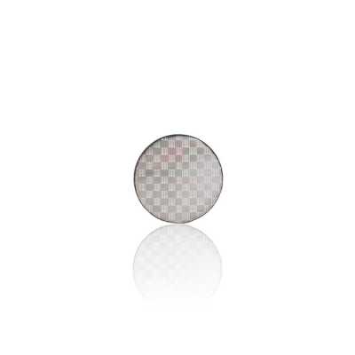 SB1029 Bottone circolare con gambo ad anello in madreperla nera/ottone
