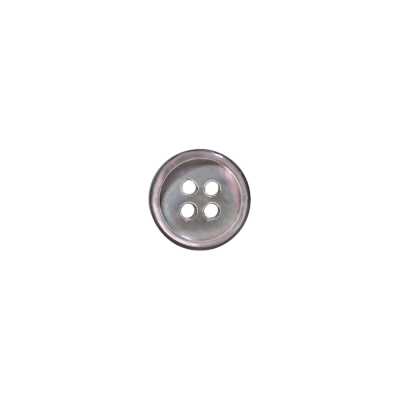 SB507 Bottone in conchiglia madreperla nera a 4 fori