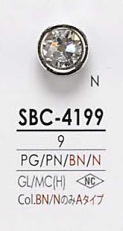 SBC4199 Bottone in pietra di cristallo