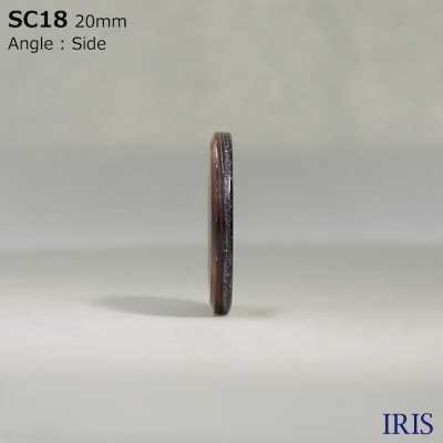 SC18 Materiale Naturale Realizzato Con Bottone A Conchiglia 4 Fori Lucido[Pulsante] IRIS Sottofoto