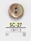 SC27 Bottone in conchiglia generica a 2 fori