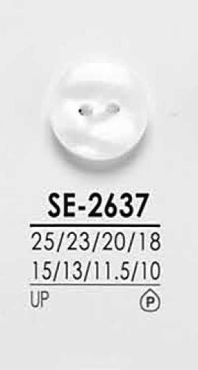 SE2637 Bottone per camicia per tintura nera