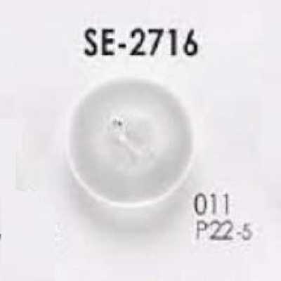 SE2716 Bottone in resina poliestere a 4 fori
