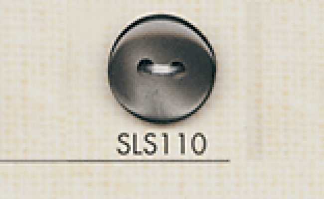 SLS110 DAIYA BUTTONS Bottone in poliestere effetto conchiglia