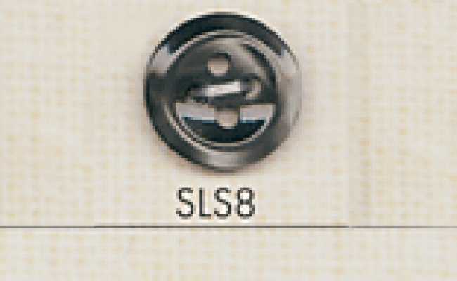 SLS8 DAIYA BUTTONS Bottone in poliestere effetto conchiglia