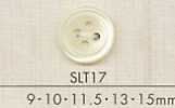 SLT17 DAIYA BUTTONS Bottone in poliestere effetto conchiglia