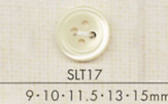 SLT17 DAIYA BUTTONS Bottone in poliestere effetto conchiglia