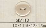 SLV110 DAIYA BUTTONS Bottone in poliestere effetto conchiglia