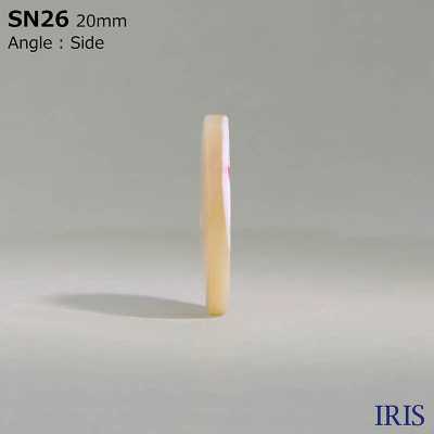 SN26 Materiale Naturale Realizzato Da Takase Shell 2 Fori Pulsante Lucido IRIS Sottofoto