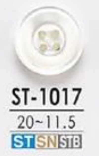 ST1017 Bottone lucido a 4 fori in shell Takase