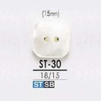 ST30 Bottone in conchiglia Takase a 2 fori