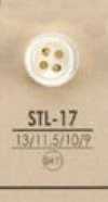 STL17 Bottone A Conchiglia A Quattro Fori Spessi In Materiali Naturali