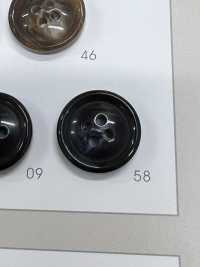 UNICORN775 [Stile Bufalo] Bottone A 4 Fori Con Bordo E Lucentezza[Pulsante] NITTO Button Sottofoto