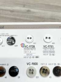 VC9728 Bottone Rondella Occhiello A Due Fori Per La Tintura[Pulsante] IRIS Sottofoto