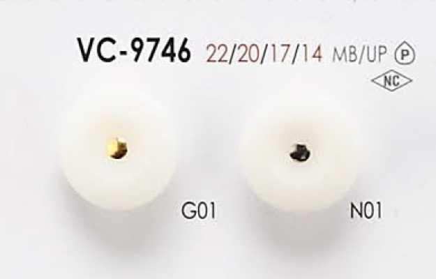 VC9746 Bottone Pin Curl tingibile