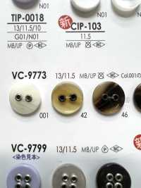 VC9773 Bottone Con Rondella Con Occhielli A 2 Fori[Pulsante] IRIS Sottofoto