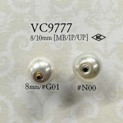 VC9777 Bottone effetto perla