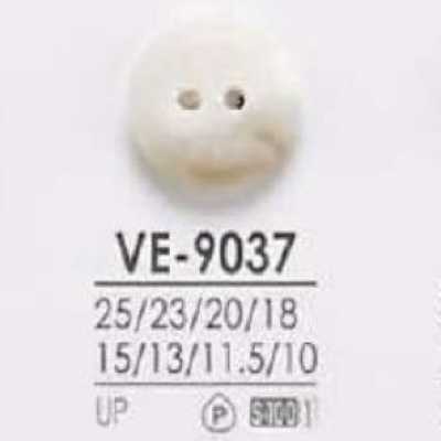 VE9037 Bottone in resina di poliestere con due fori frontali