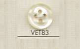 VET83 DAIYA BUTTONS Bottone in poliestere effetto conchiglia