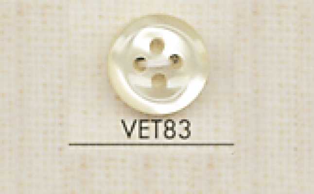 VET83 DAIYA BUTTONS Bottone in poliestere effetto conchiglia