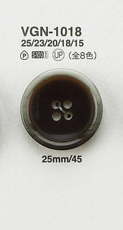 VGN1018 Bottone piatto effetto corno di bufalo