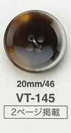 VT145 Bottone piatto in stile Buffalo